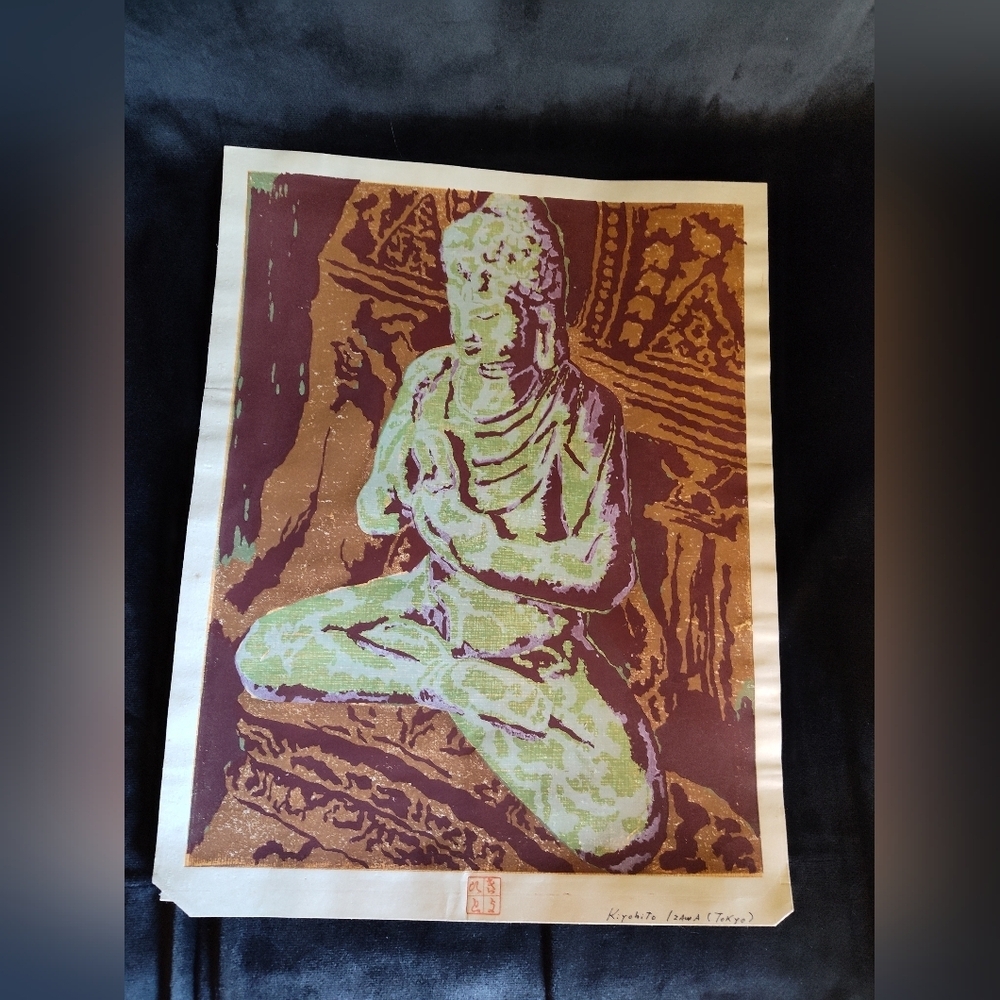 ORIGINAL Izawa Kiyohita (1907-1971), Seated Buddha